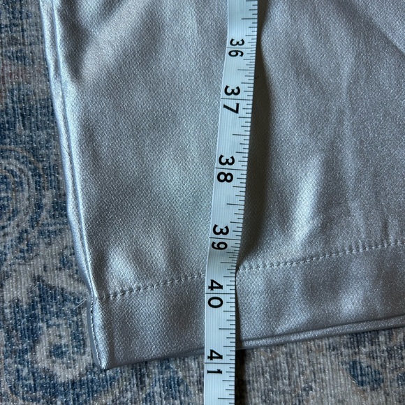 Commence Metallic Leather Straight Leg Pant - Picture 9 of 9